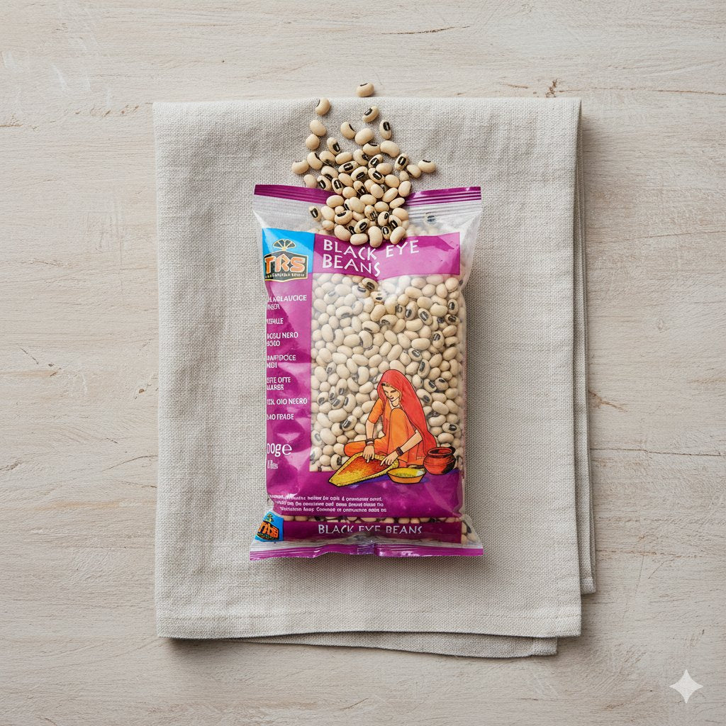 TRS Black Eye Beans - Lobia, सफेद राजमा (Black Eyed Beans) - 500 gm