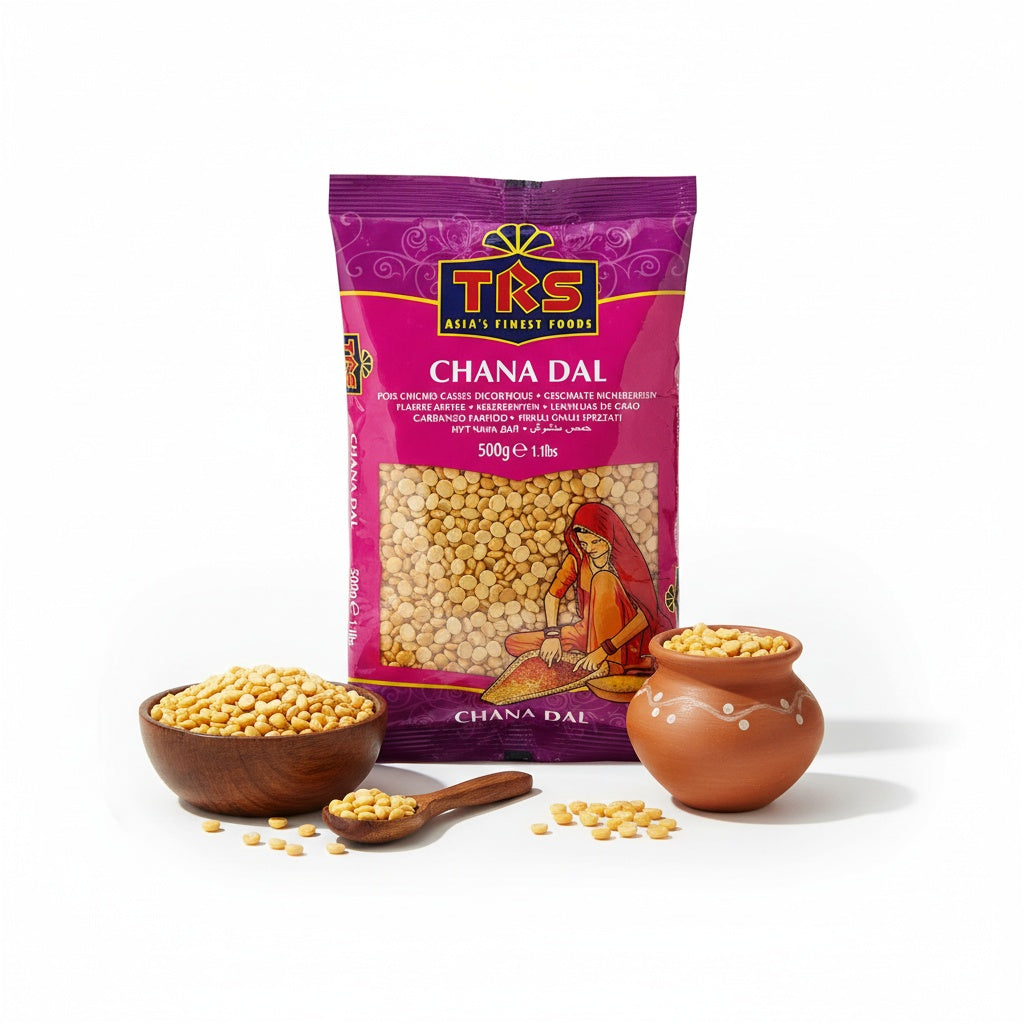 TRS Chana Dal, चने की दाल (Peeled Half Chickpeas) - 500 gm