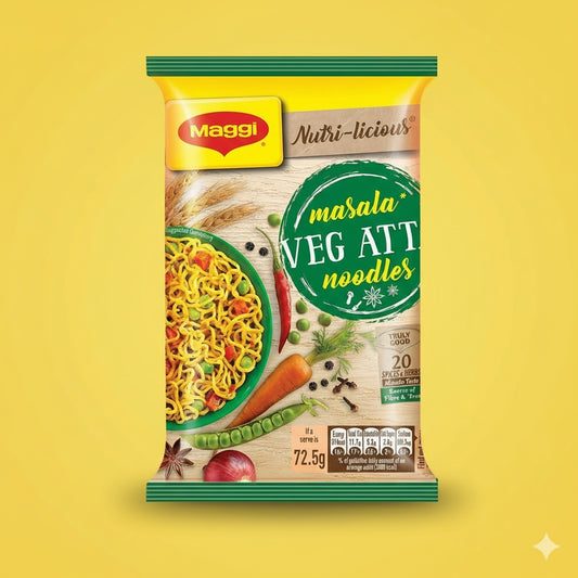 Maggi Masala Veg Atta Noodles - 75g