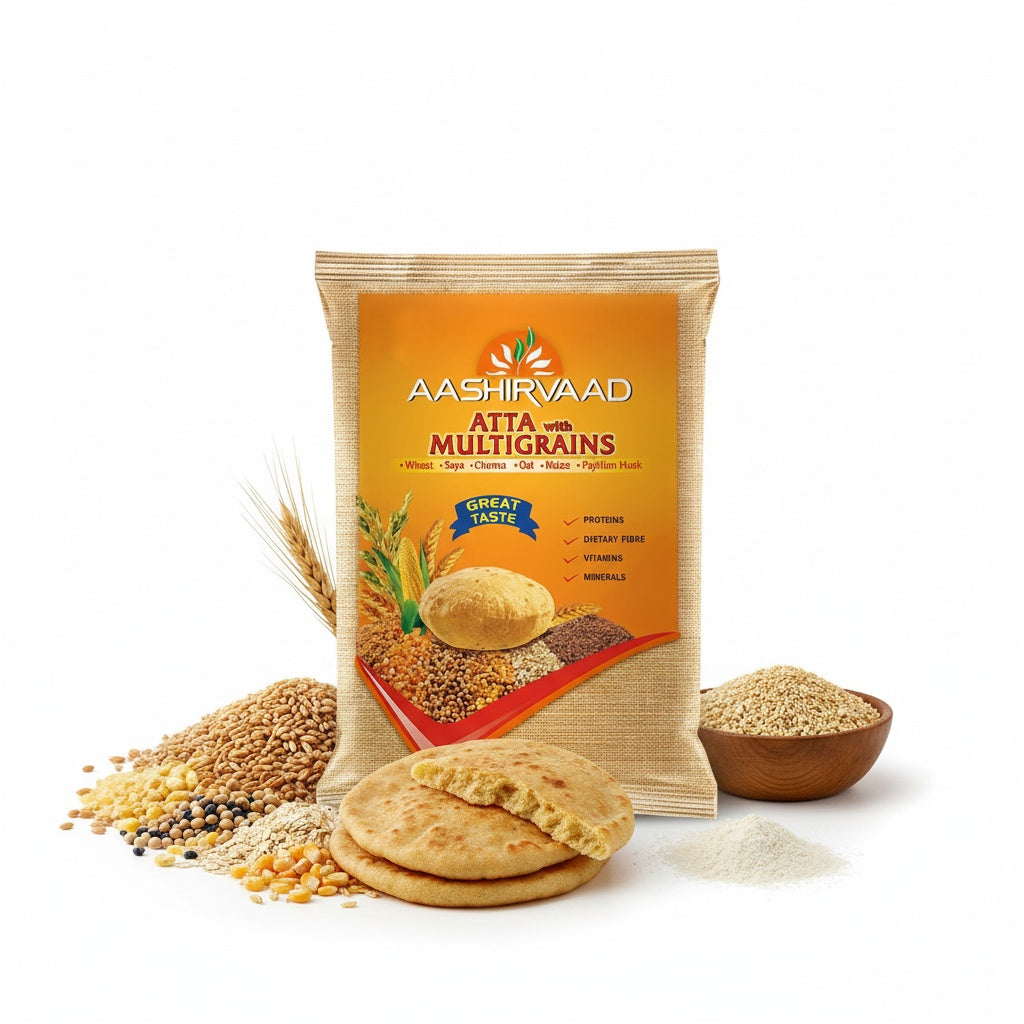 Aashirvaad Multigrain Chapatti Atta (multigrain flour special mix) - 10 Kg