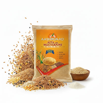 Aashirvaad Multigrain Chapatti Atta (multigrain flour special mix) - 10 Kg