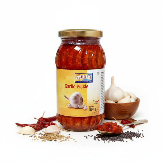 Ashoka Garlic Pickle, Lasan - 500g