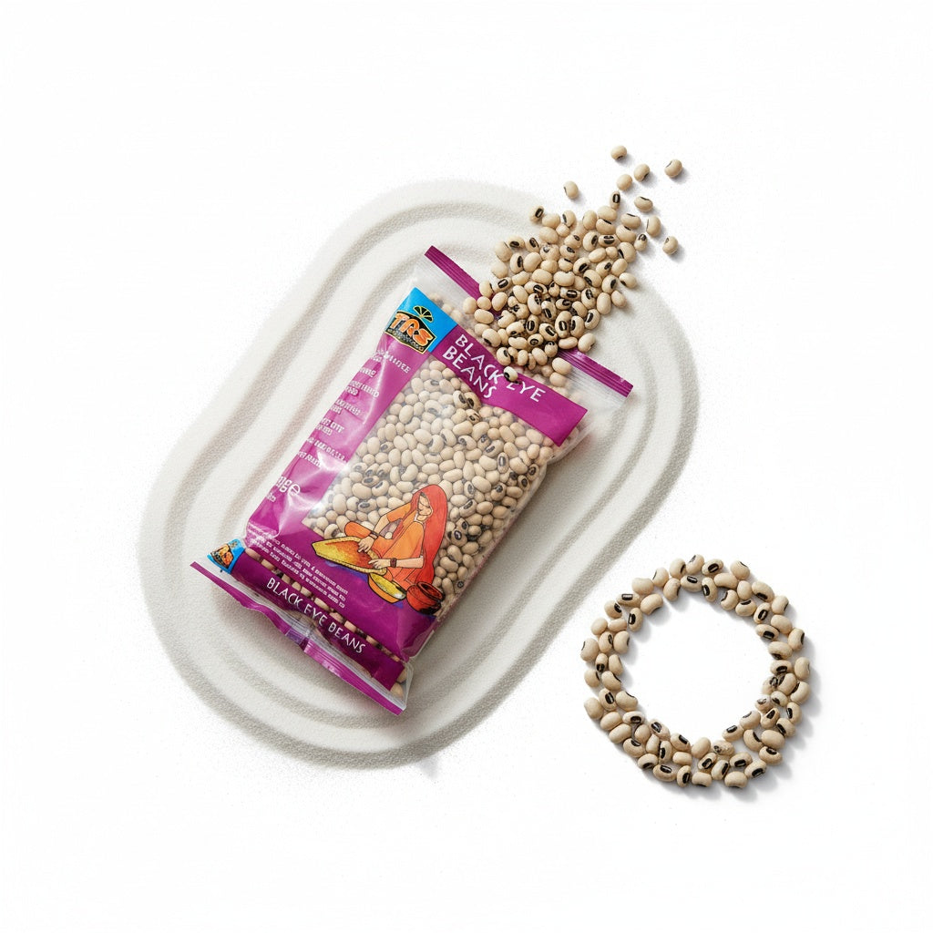 TRS Black Eye Beans - Lobia, सफेद राजमा (Black Eyed Beans) - 500 gm