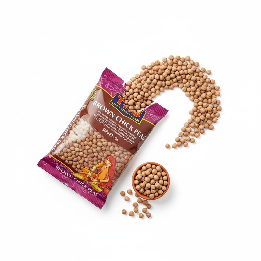 TRS Brown Chick Peas - Kala Chana, काले छोले (Brown Chickpeas) - 500 gm