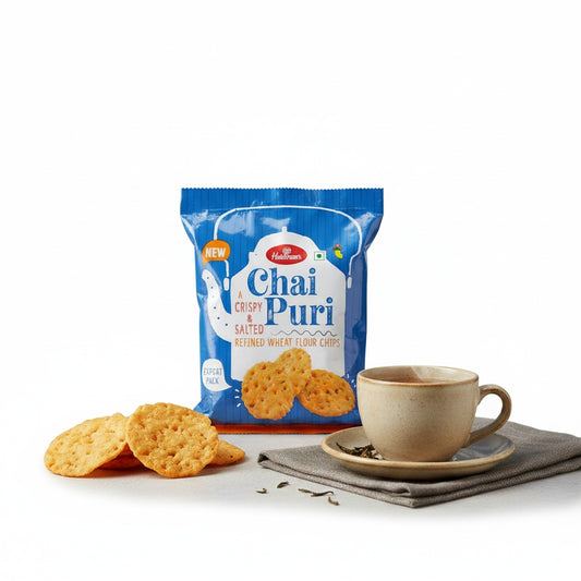 Haldiram Chai Puri - Crispy Salted Wheat Flour Chips - 200g