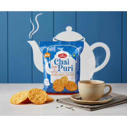 Haldiram Chai Puri - Crispy Salted Wheat Flour Chips - 200g