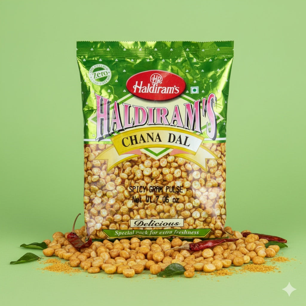 Haldiram Chana Dal (Spicy Fried Split Gram Pulse) 200g