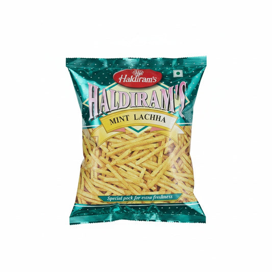 Haldiram Mint Lachha (crunchy & mint Flavour Potato Sticks) 200g