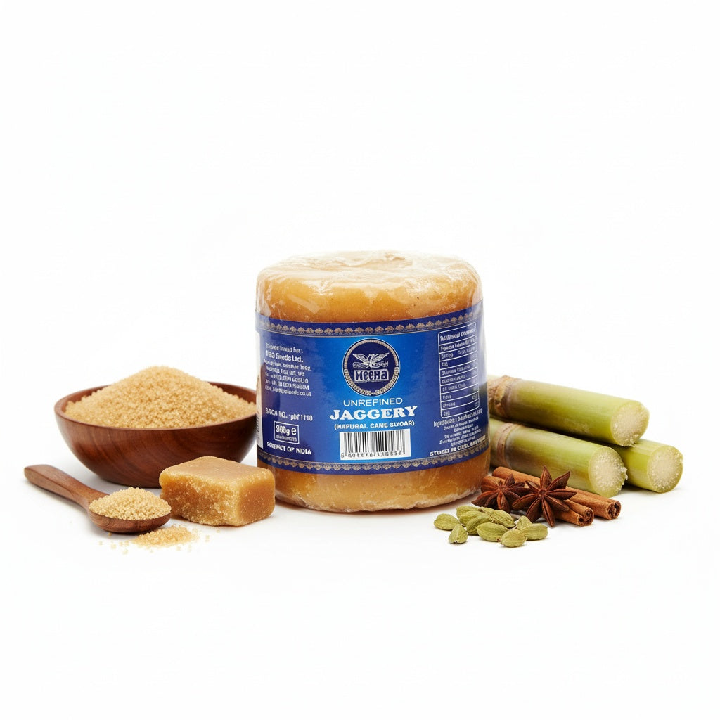 Heera Jaggery Block, गुड़ (Unrefined cane sugar)