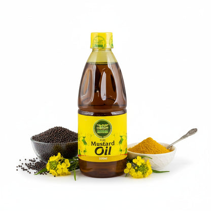 Heera Mustard Oil - सरसों का तेल (Mustard Oil) - 1 Liter