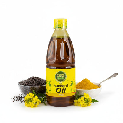Heera Mustard Oil - सरसों का तेल (Mustard Oil) - 1 Liter