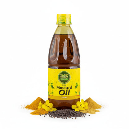 Heera Mustard Oil - सरसों का तेल (Mustard Oil) - 1 Liter