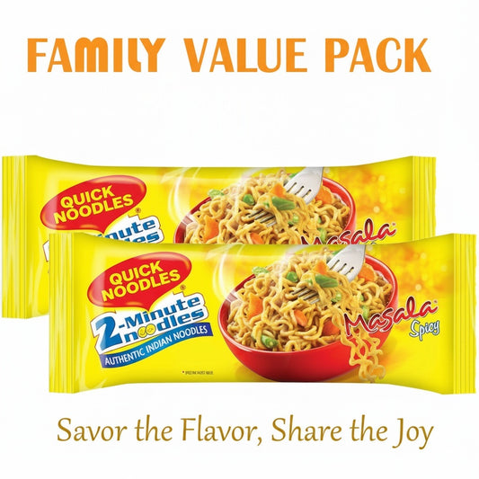 Maggi 6in1 Family Pack Masala Noodles (2-Minute Noodles) 420g
