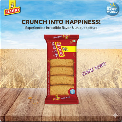 Mario Cake Rusk, Biscotti रस (Deliciously crispy twice-baked bars)