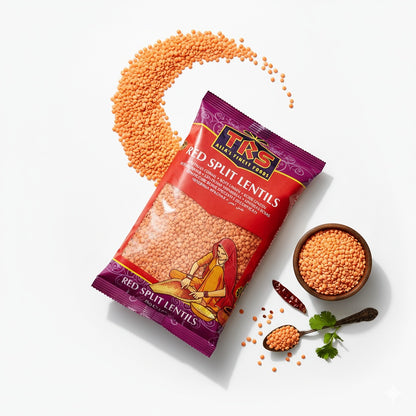 TRS Red Split Lentils, मसूर की दाल (Red Lentils) - 500 gm