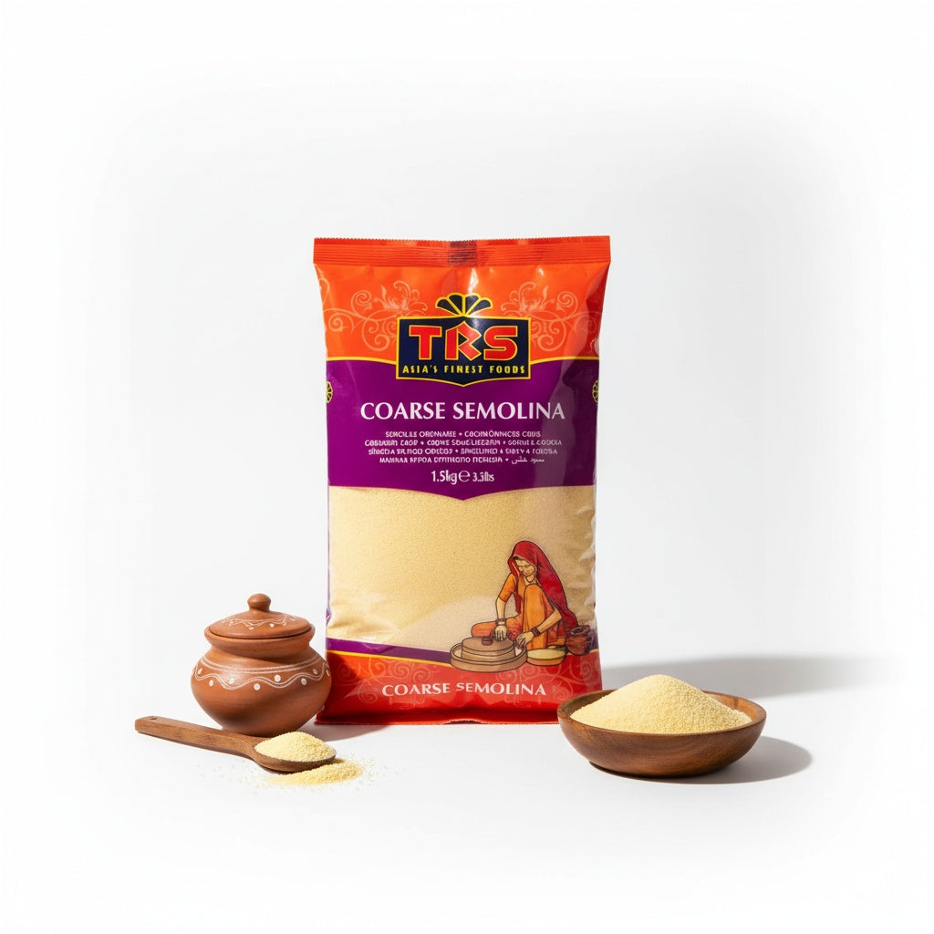 TRS Coarse Semolina, Suji Rava, सूजी (coarse semolina) - 500 gm