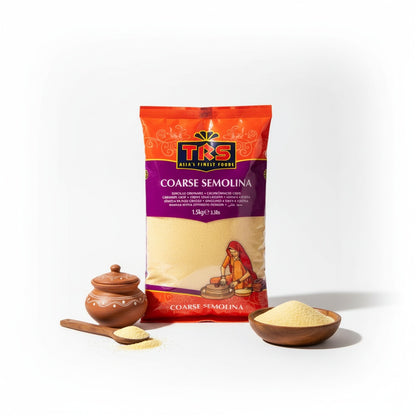 TRS Coarse Semolina, Suji Rava, सूजी (coarse semolina) - 500 gm