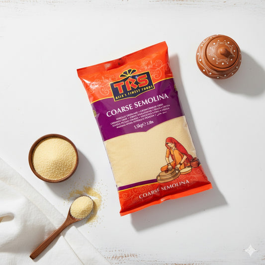 TRS Coarse Semolina, Suji Rava, सूजी (coarse semolina) - 500 gm