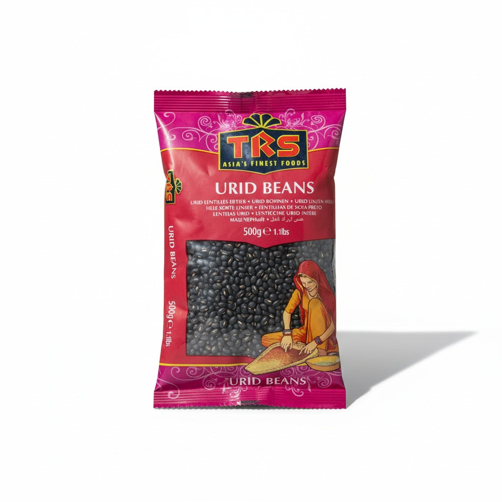 TRS Urid Beans - Whole Black Beans, उड़द साबुत (Whole Urd Beans) - 500 gm