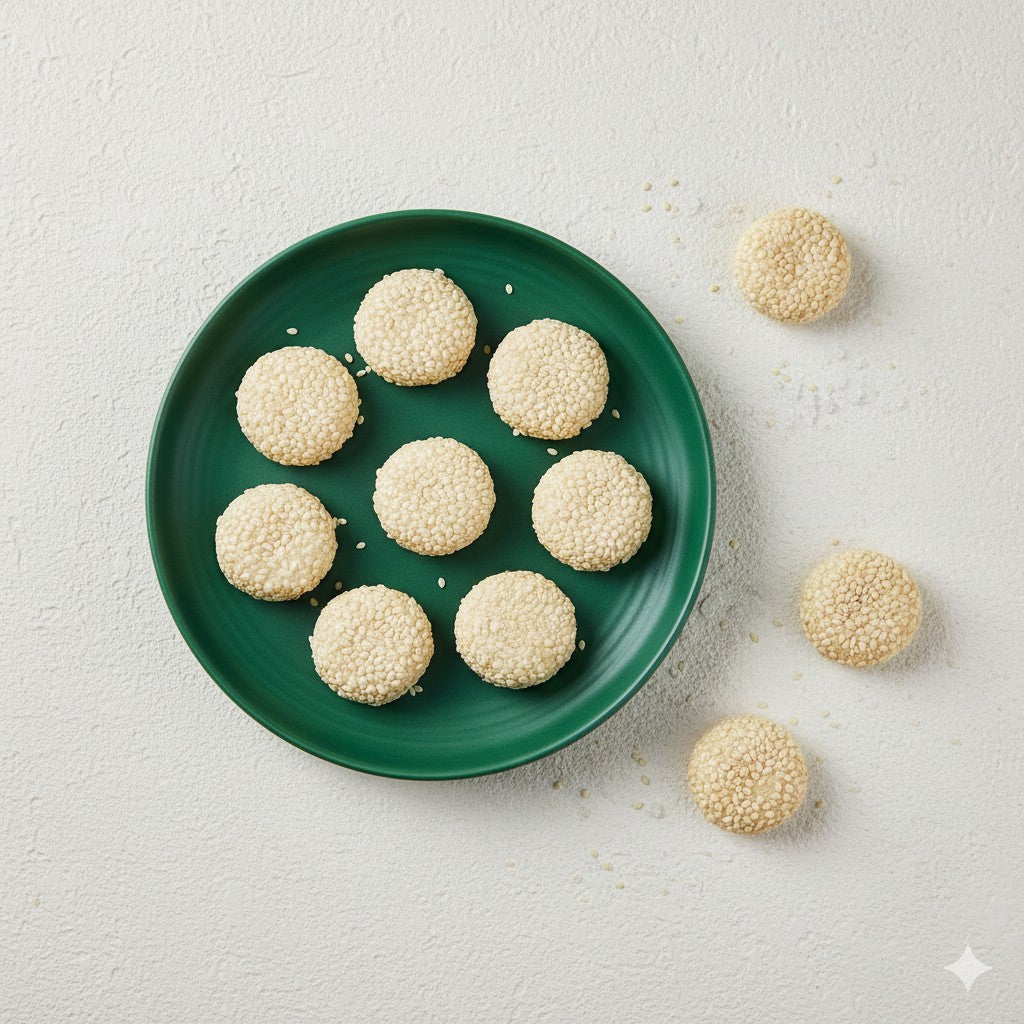 Bikano Sugar Rewri (Small crispy sugar nuggets with sesame) 400g