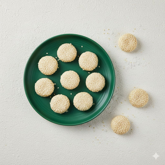 Bikano Sugar Rewri (Small crispy sugar nuggets with sesame) 400g