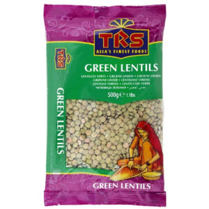 TRS Green Lentils, Puy Masoor, मसूर की दाल (Green Lentils) - 500 gm